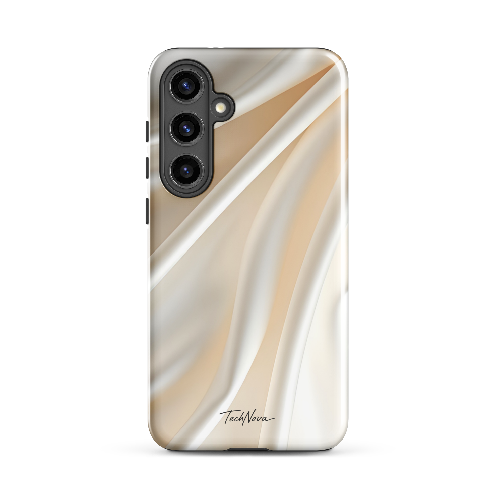 Coque Samsung TechNova Couture Signature - Protection premium haute couture double couche avec charge par induction