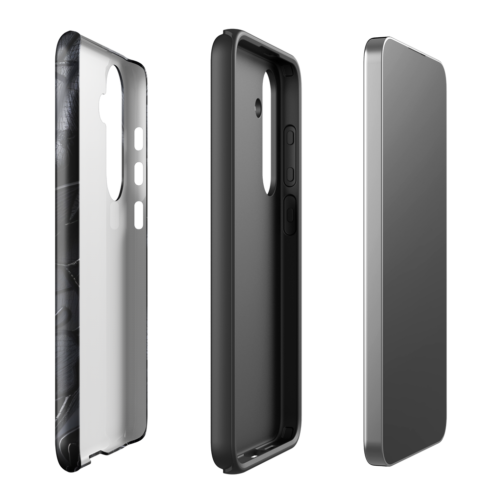 Coque Samsung TechNova Couture Signature - Protection premium haute couture double couche avec charge par induction