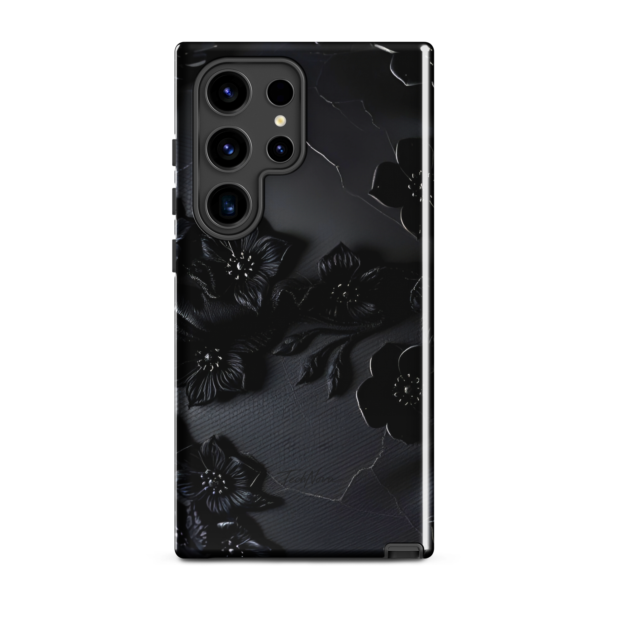 Coque Samsung TechNova Couture Signature - Protection premium haute couture double couche avec charge par induction