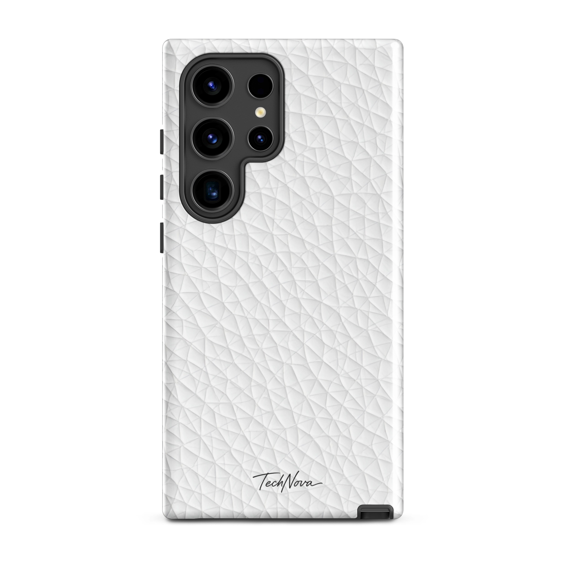 Coque Samsung TechNova Couture Signature - Protection premium haute couture double couche avec charge par induction