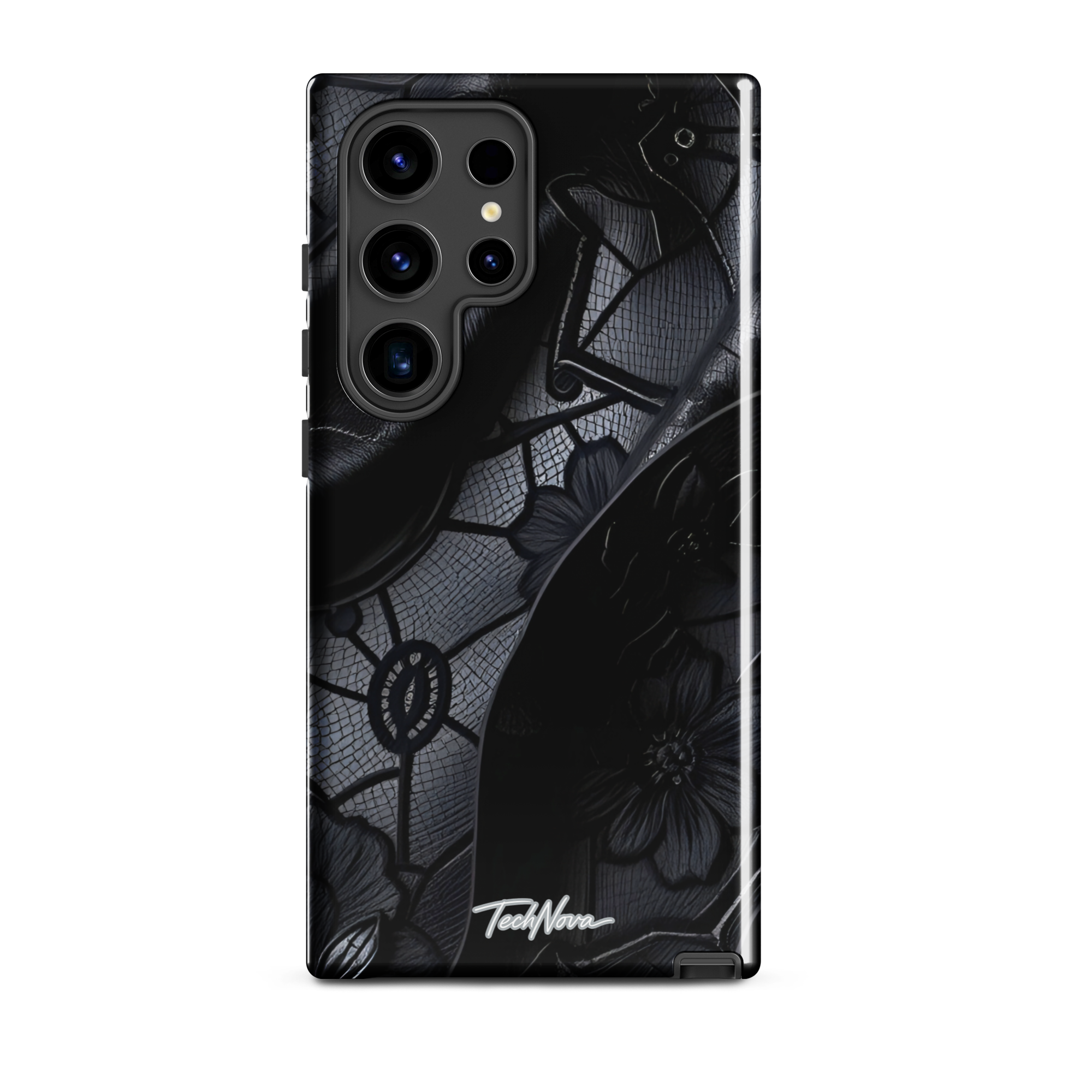 Coque Samsung TechNova Couture Signature - Protection premium haute couture double couche avec charge par induction