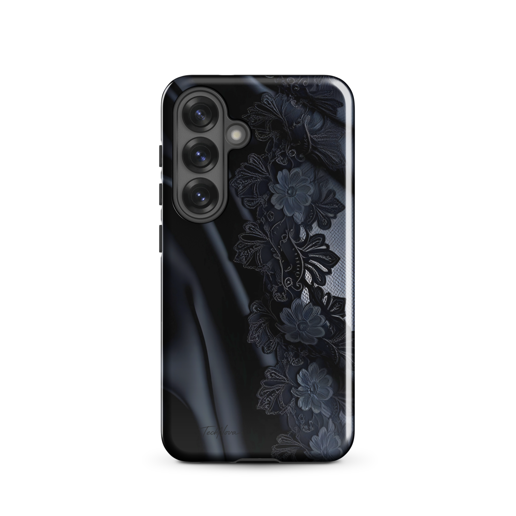 Coque Samsung TechNova Couture Signature - Protection premium haute couture double couche avec charge par induction