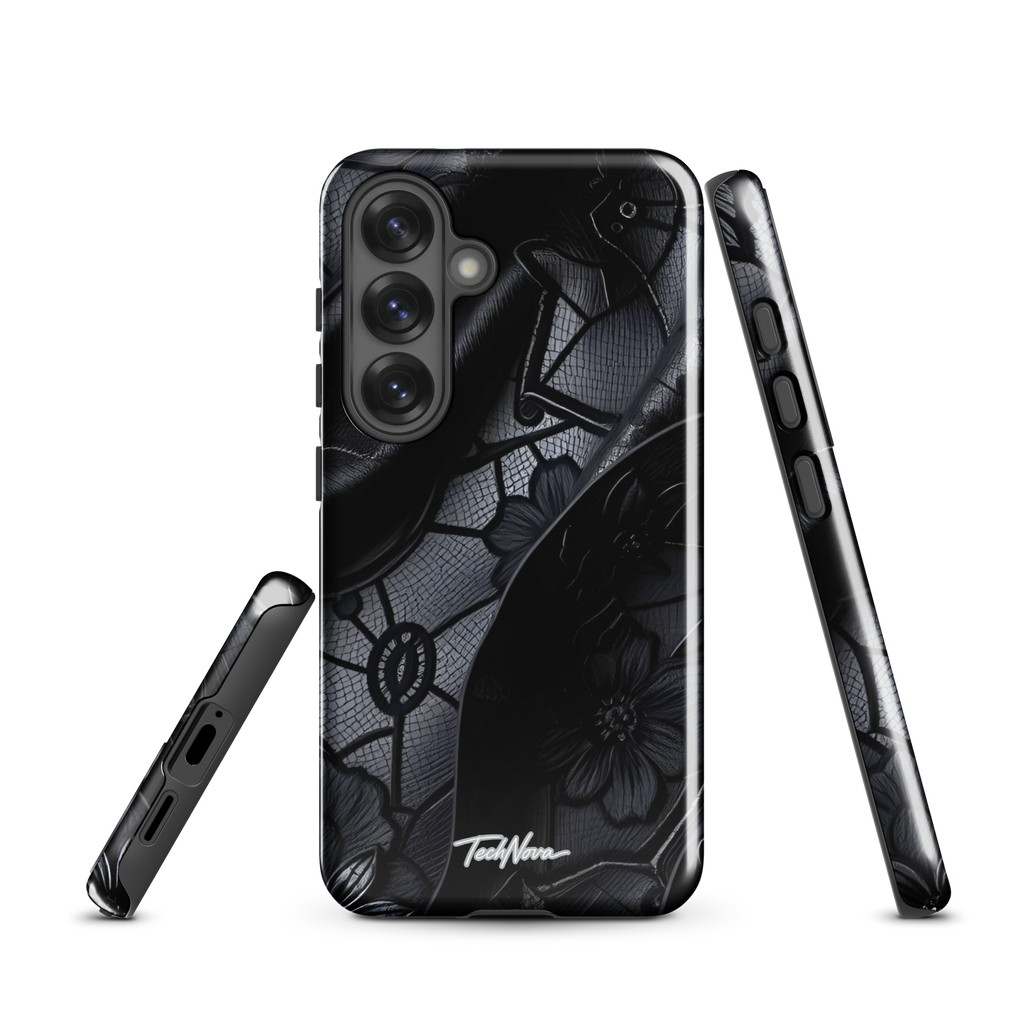 Coque Samsung TechNova Couture Signature - Protection premium haute couture double couche avec charge par induction