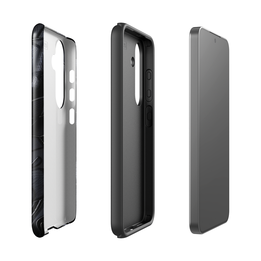 Coque Samsung TechNova Couture Signature - Protection premium haute couture double couche avec charge par induction