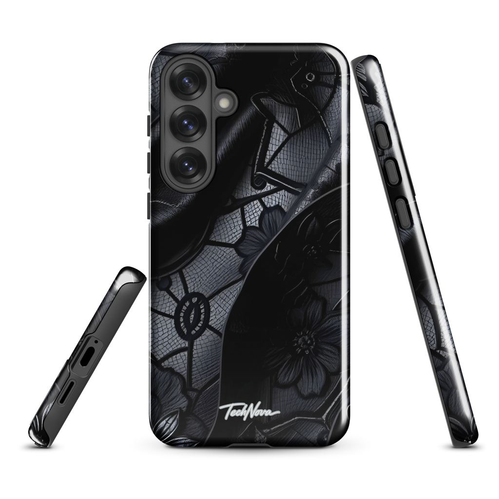 Coque Samsung TechNova Couture Signature - Protection premium haute couture double couche avec charge par induction