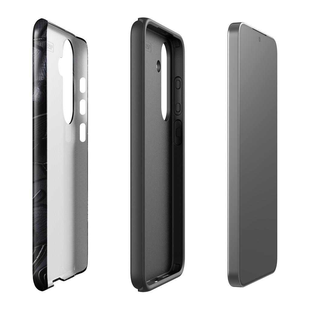 Coque Samsung TechNova Couture Signature - Protection premium haute couture double couche avec charge par induction