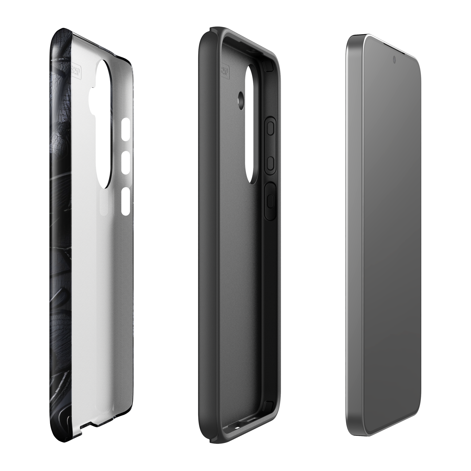 Coque Samsung TechNova Couture Signature - Protection premium haute couture double couche avec charge par induction