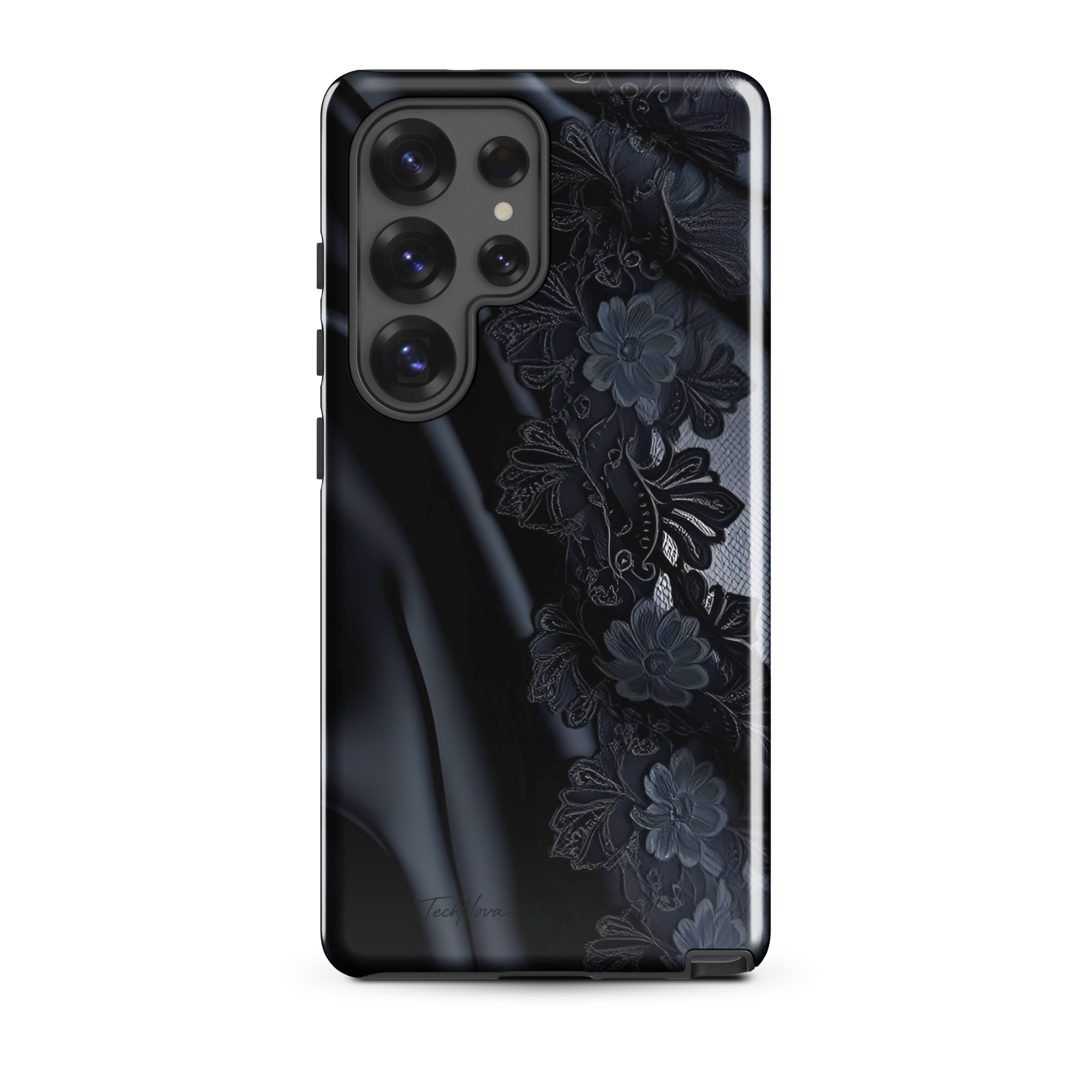 Coque Samsung TechNova Couture Signature - Protection premium haute couture double couche avec charge par induction