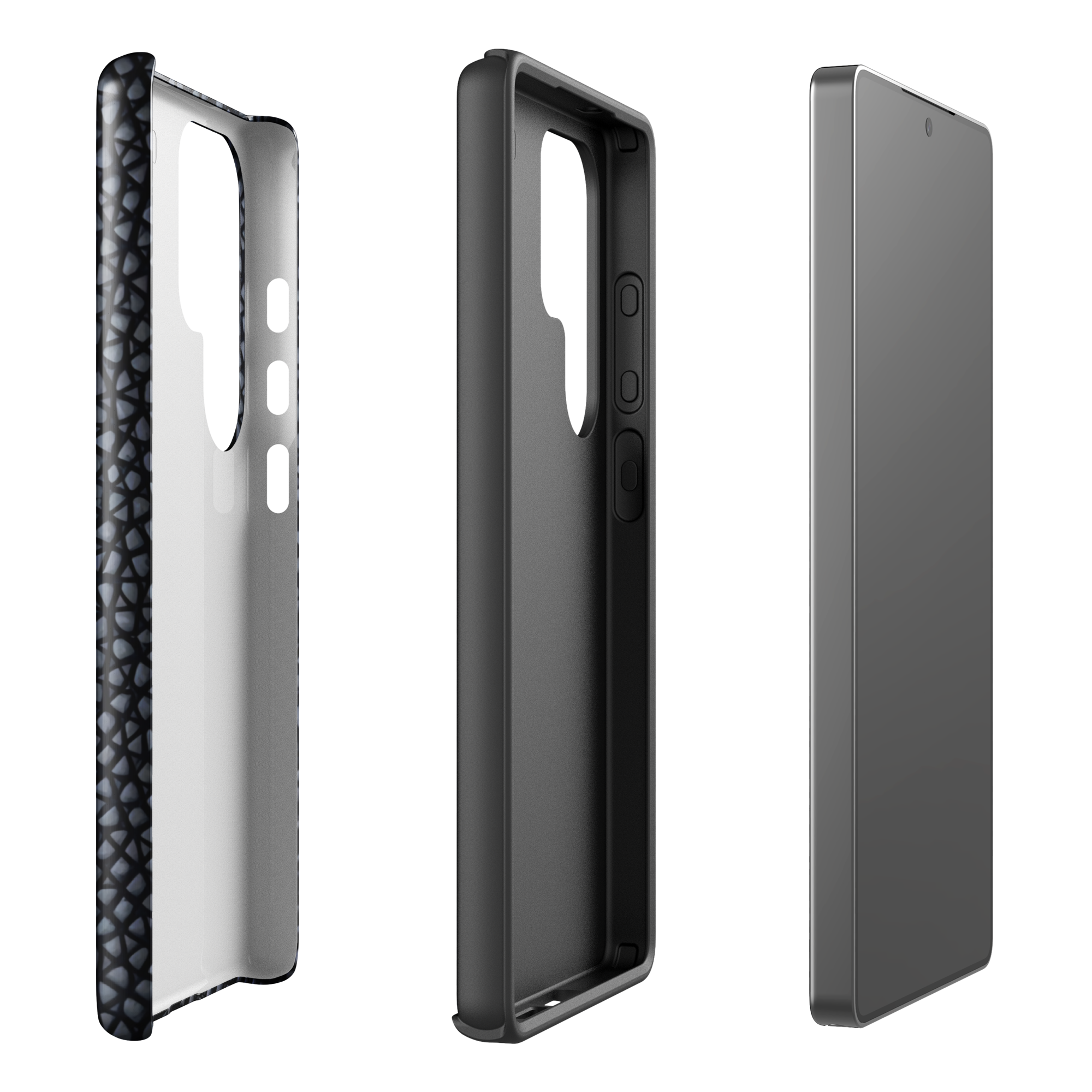 Coque Samsung TechNova Couture Signature - Protection premium haute couture double couche avec charge par induction