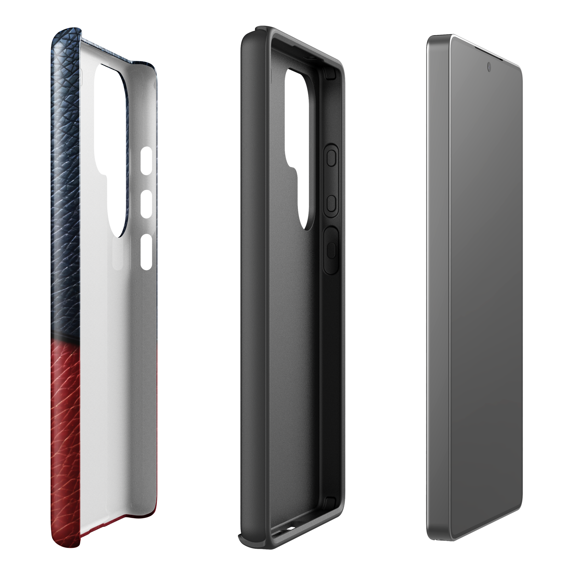 Coque Samsung TechNova Couture Signature - Protection premium haute couture double couche avec charge par induction