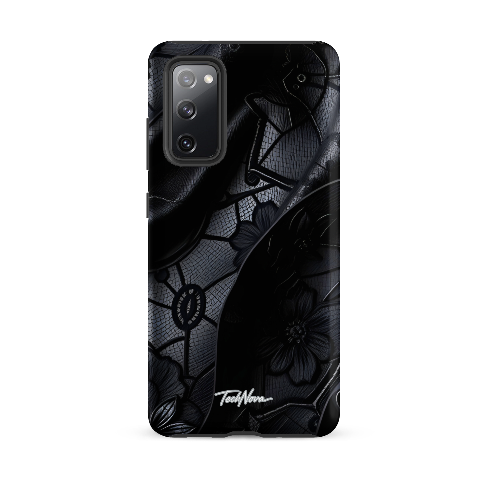 Coque Samsung TechNova Couture Signature - Protection premium haute couture double couche avec charge par induction