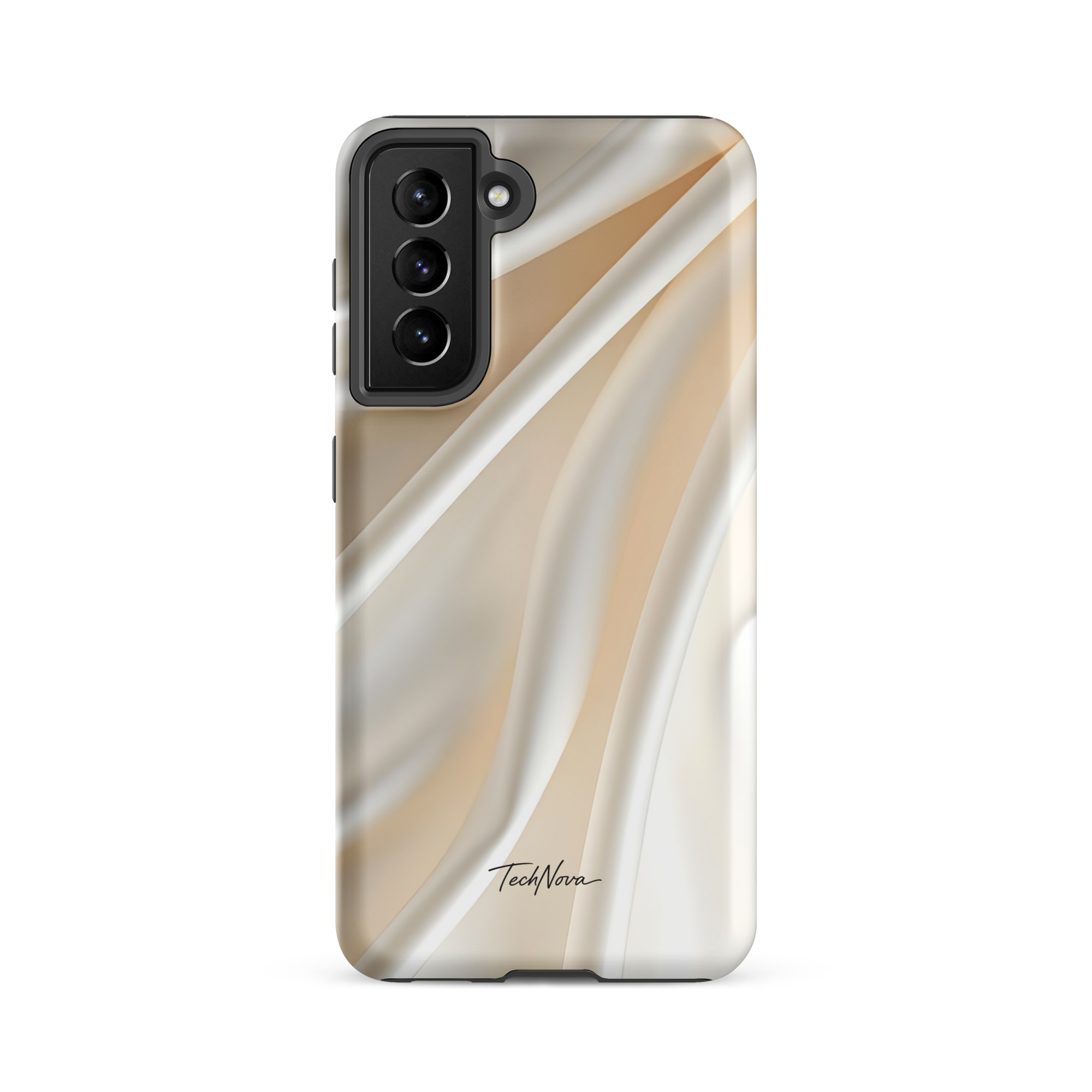 Coque Samsung TechNova Couture Signature - Protection premium haute couture double couche avec charge par induction