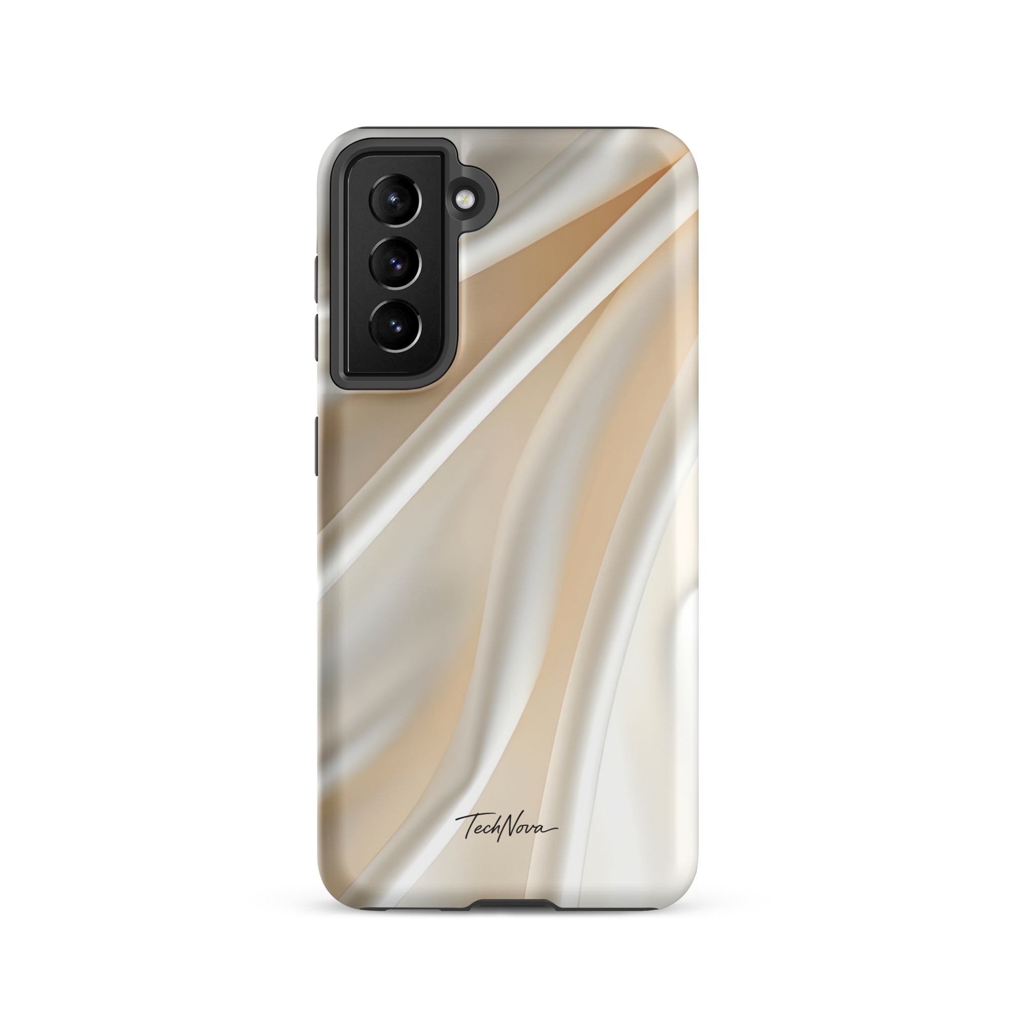 Coque Samsung TechNova Couture Signature - Protection premium haute couture double couche avec charge par induction
