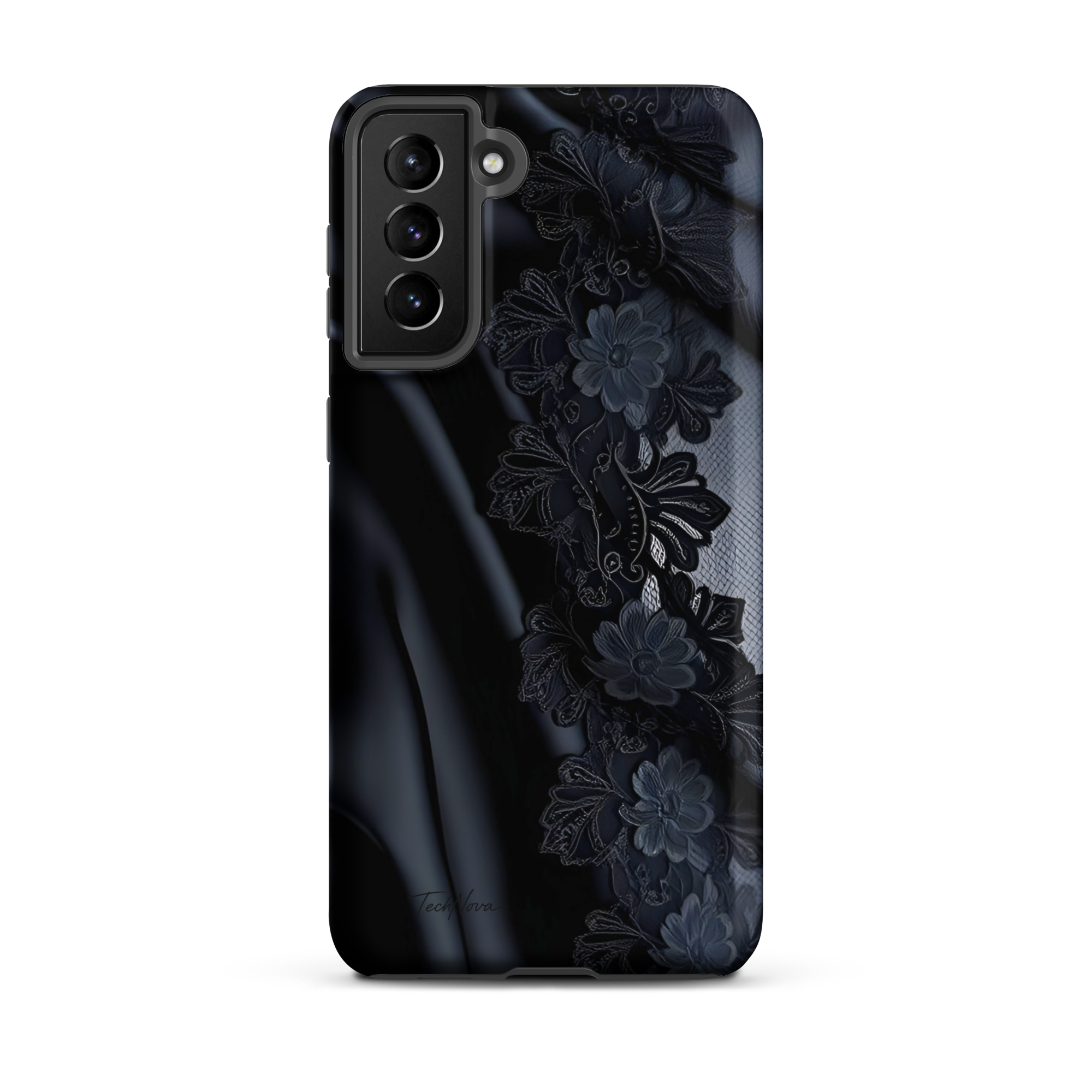 Coque Samsung TechNova Couture Signature - Protection premium haute couture double couche avec charge par induction
