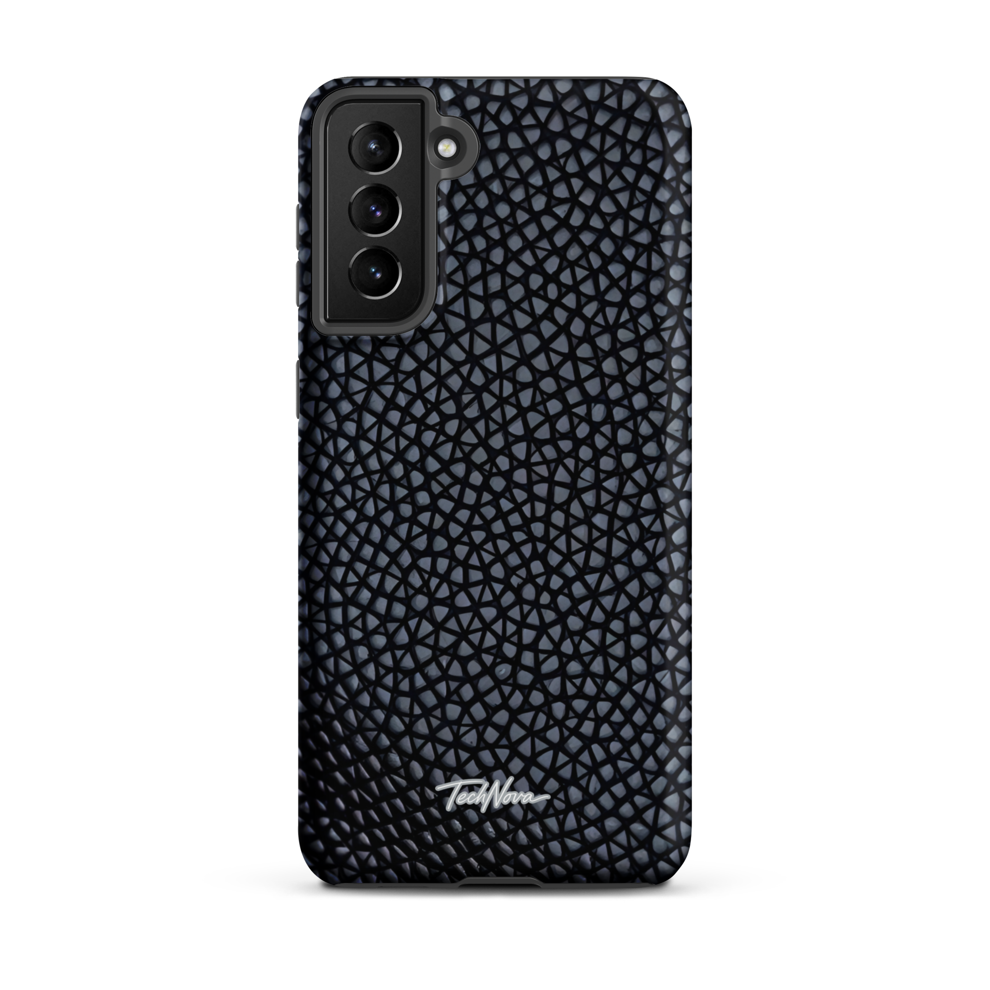 Coque Samsung TechNova Couture Signature - Protection premium haute couture double couche avec charge par induction