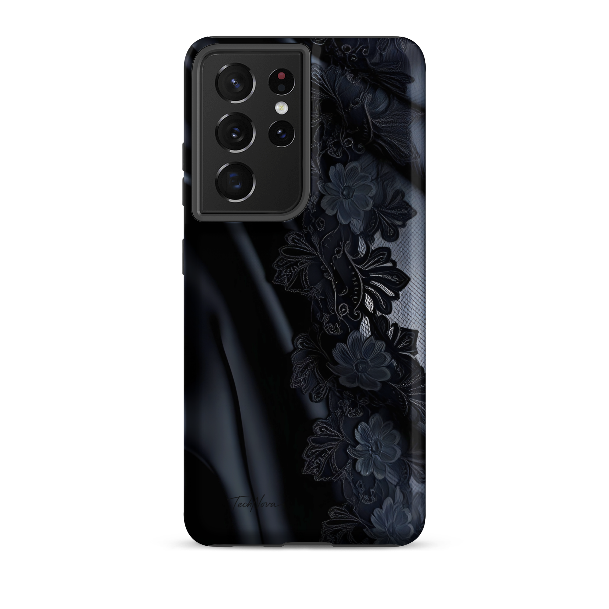 Coque Samsung TechNova Couture Signature - Protection premium haute couture double couche avec charge par induction