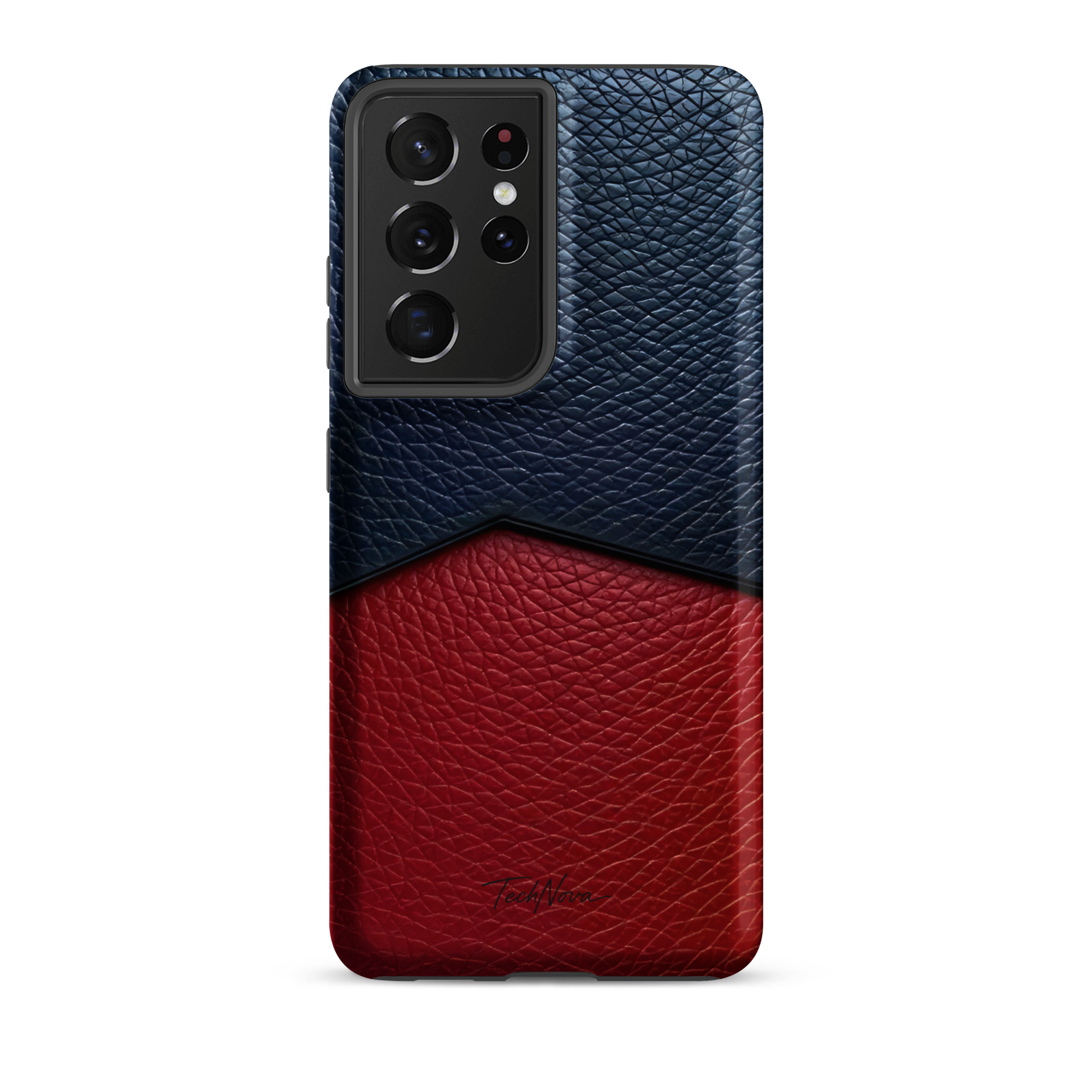 Coque Samsung TechNova Couture Signature - Protection premium haute couture double couche avec charge par induction