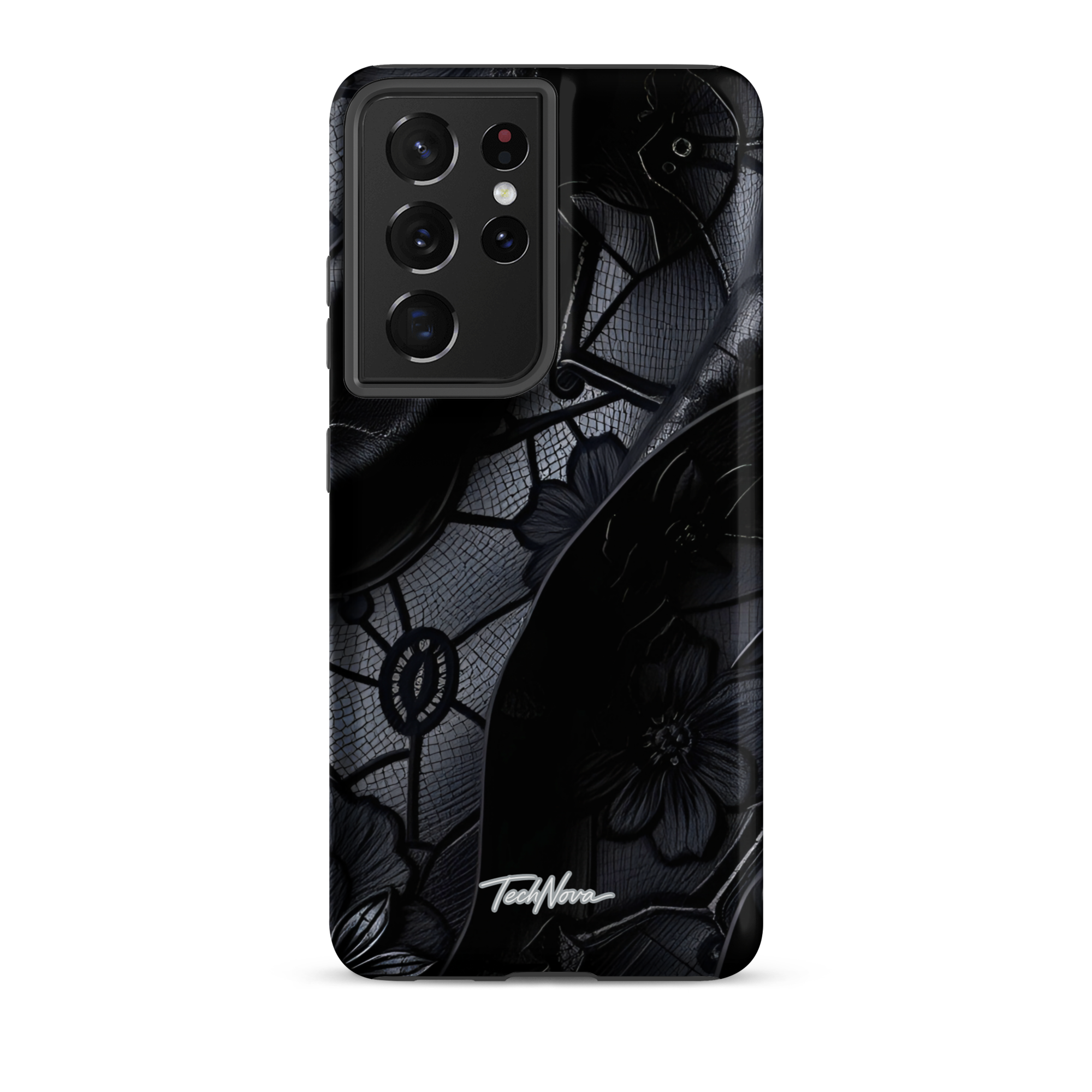 Coque Samsung TechNova Couture Signature - Protection premium haute couture double couche avec charge par induction