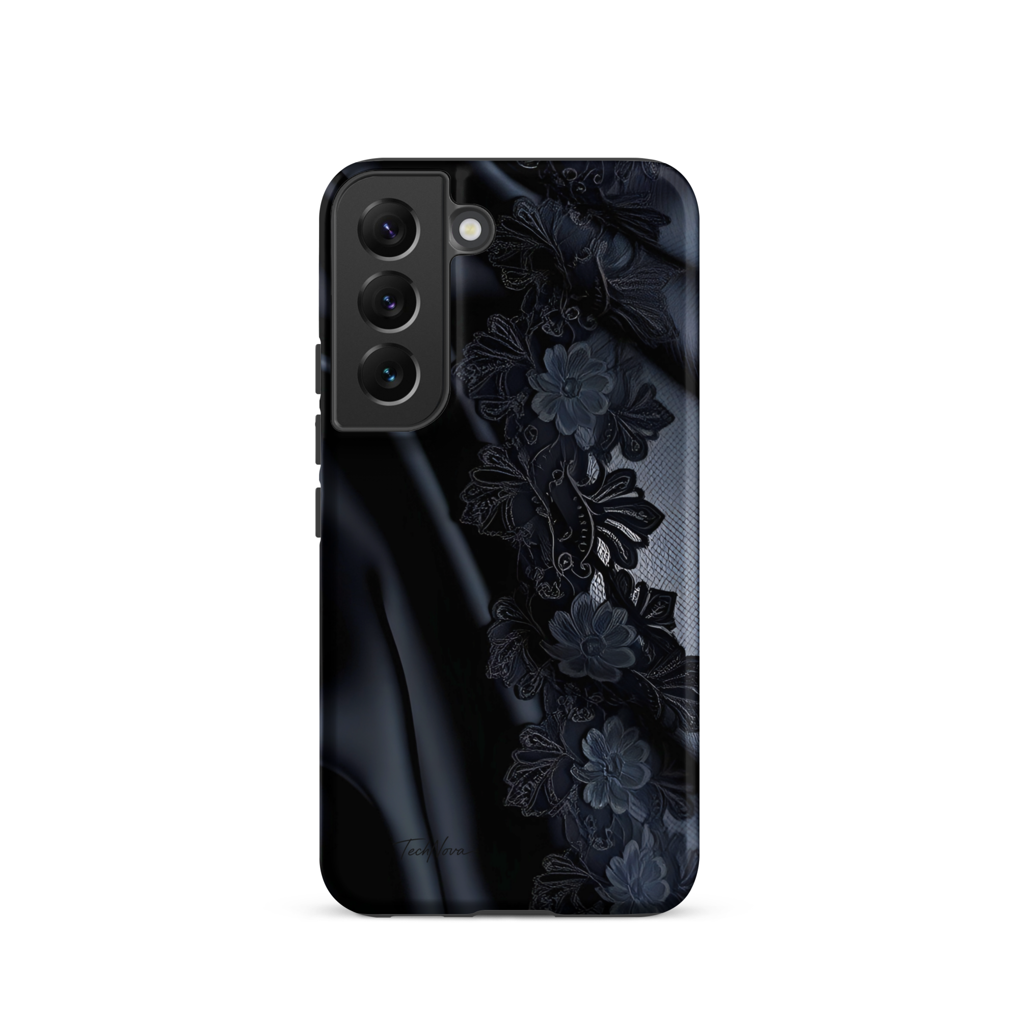 Coque Samsung TechNova Couture Signature - Protection premium haute couture double couche avec charge par induction