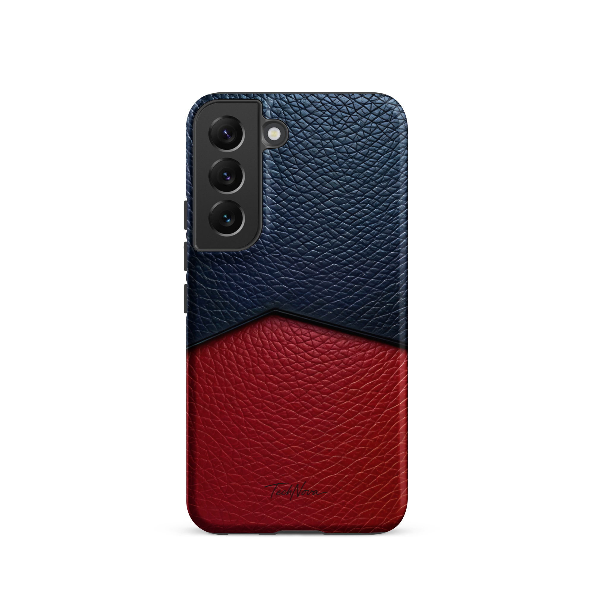 Coque Samsung TechNova Couture Signature - Protection premium haute couture double couche avec charge par induction
