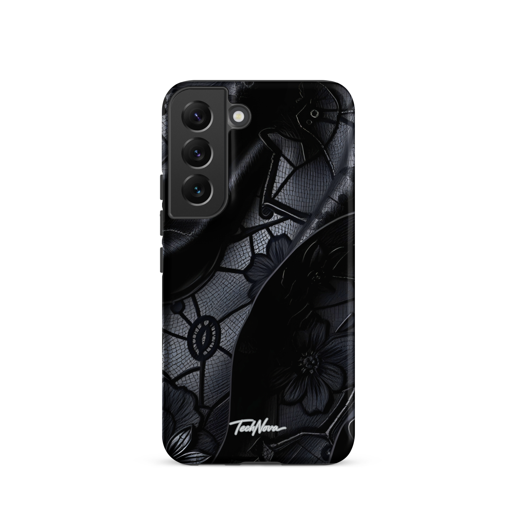 Coque Samsung TechNova Couture Signature - Protection premium haute couture double couche avec charge par induction