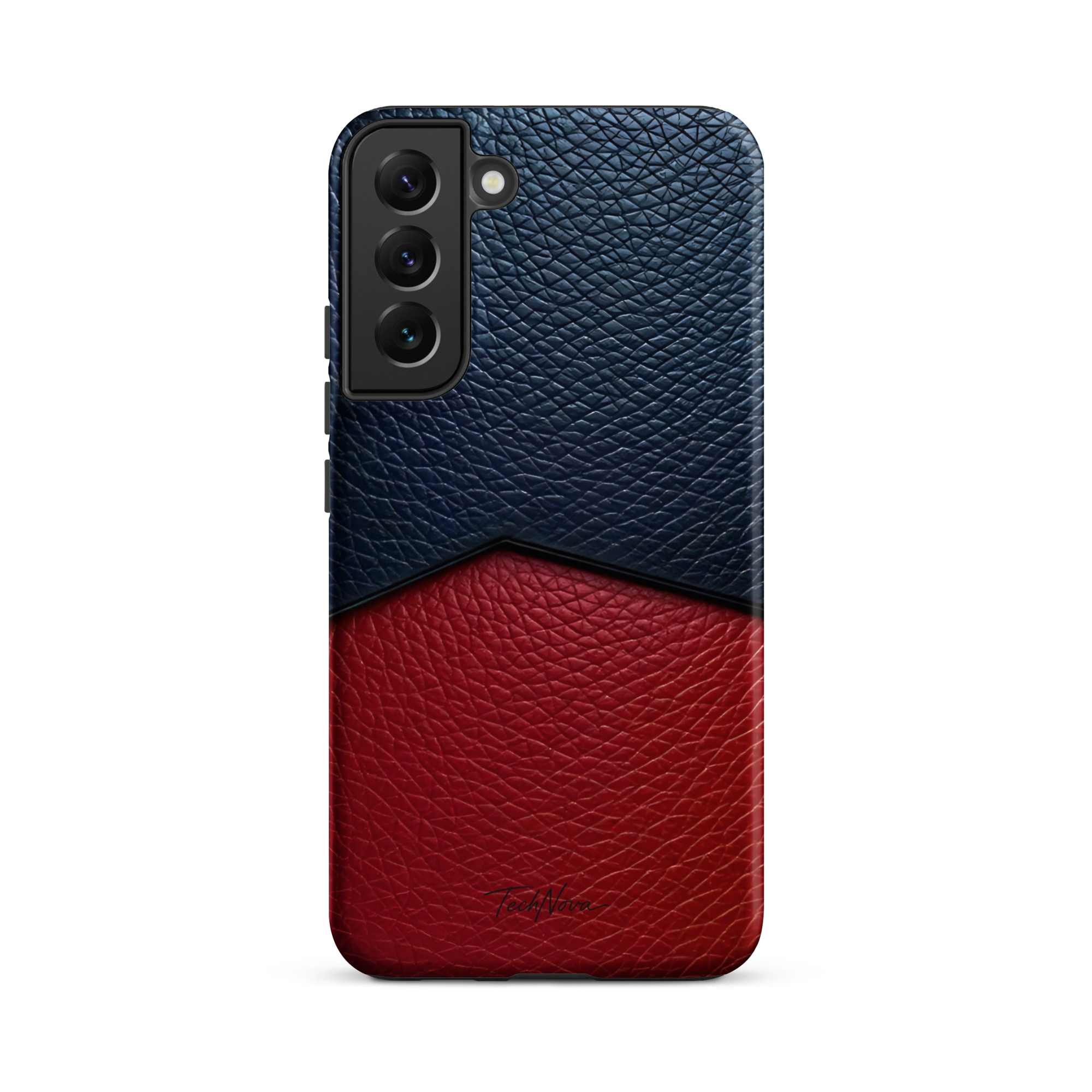 Coque Samsung TechNova Couture Signature - Protection premium haute couture double couche avec charge par induction