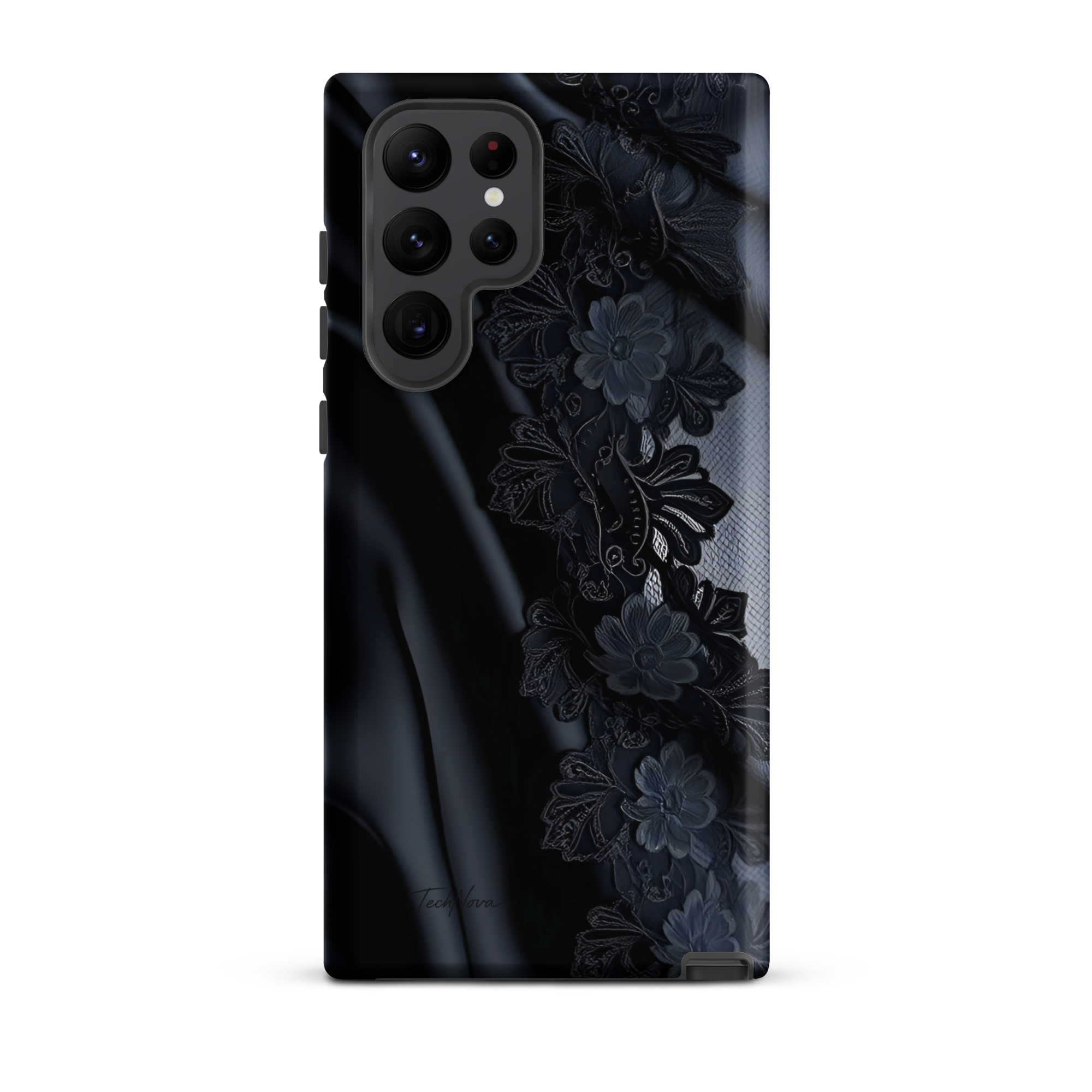 Coque Samsung TechNova Couture Signature - Protection premium haute couture double couche avec charge par induction