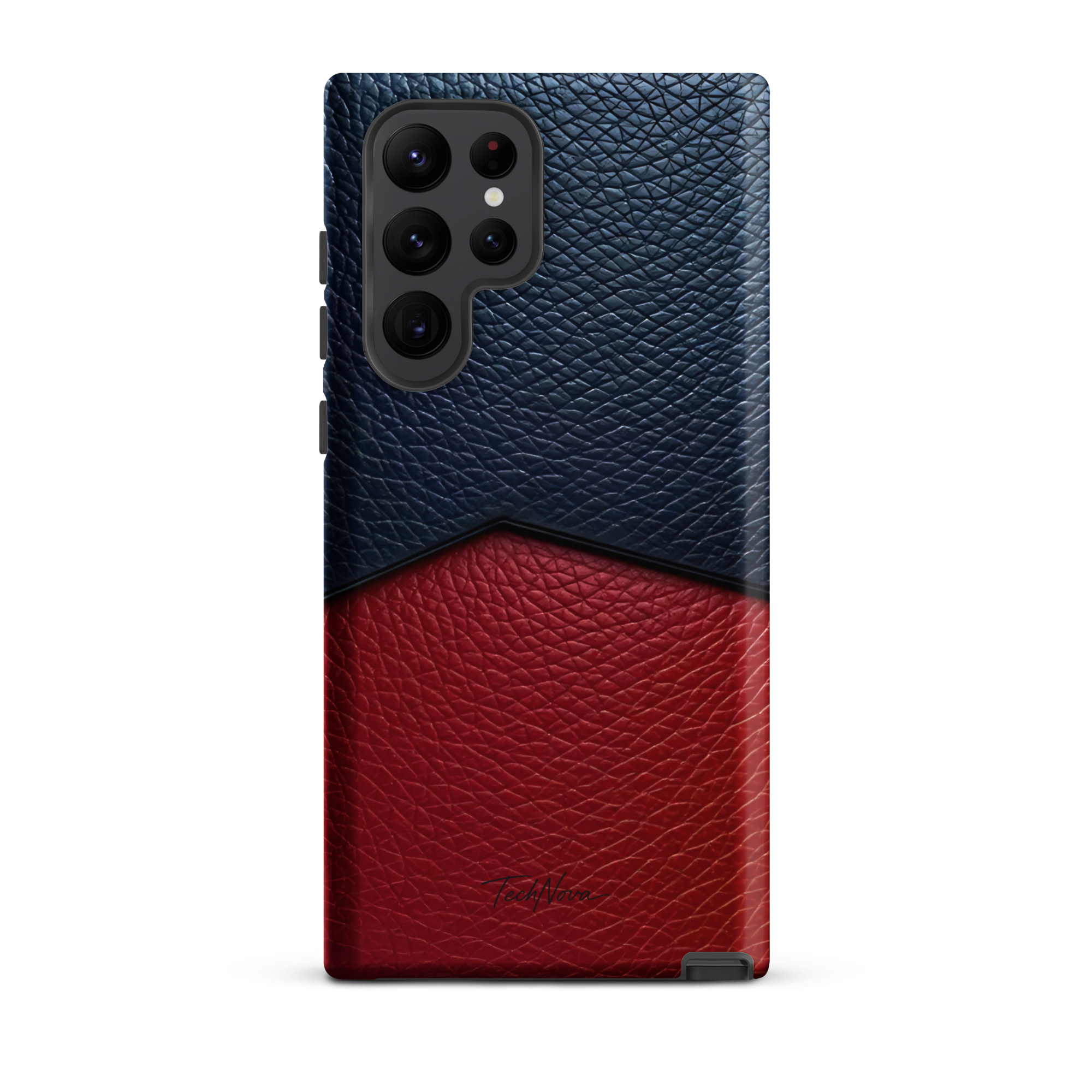 Coque Samsung TechNova Couture Signature - Protection premium haute couture double couche avec charge par induction