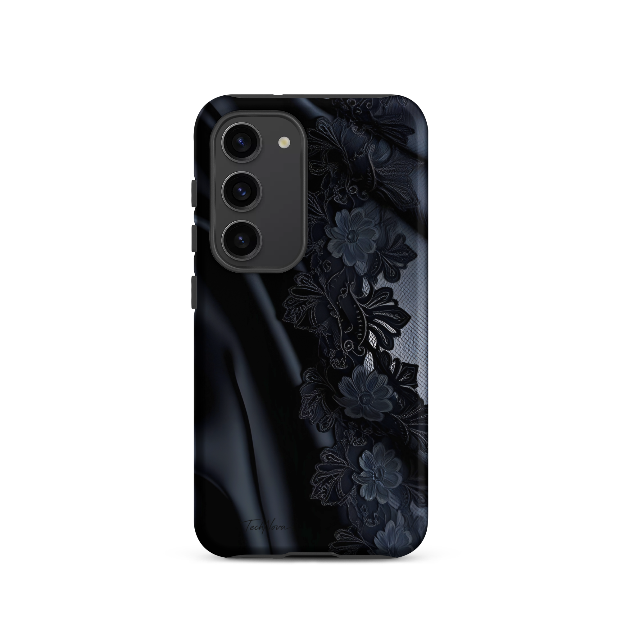 Coque Samsung TechNova Couture Signature - Protection premium haute couture double couche avec charge par induction