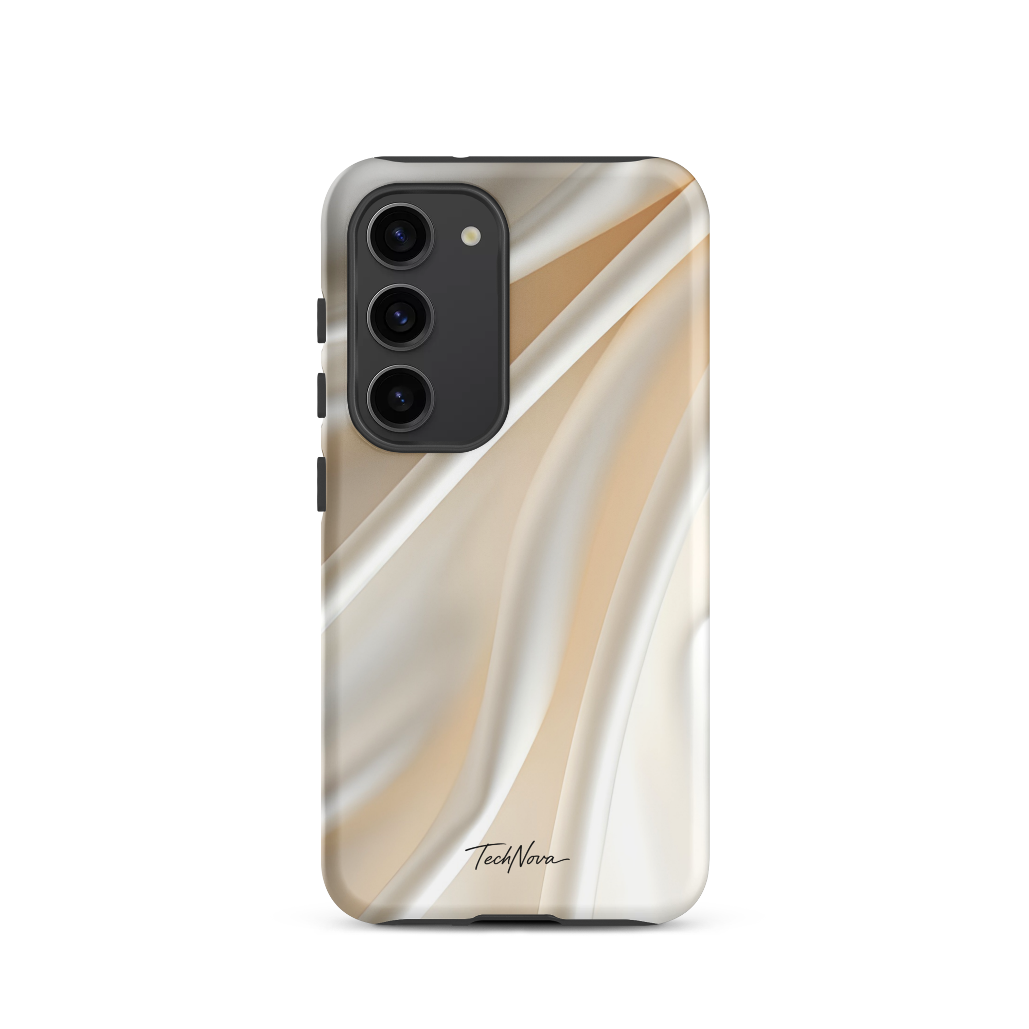 Coque Samsung TechNova Couture Signature - Protection premium haute couture double couche avec charge par induction