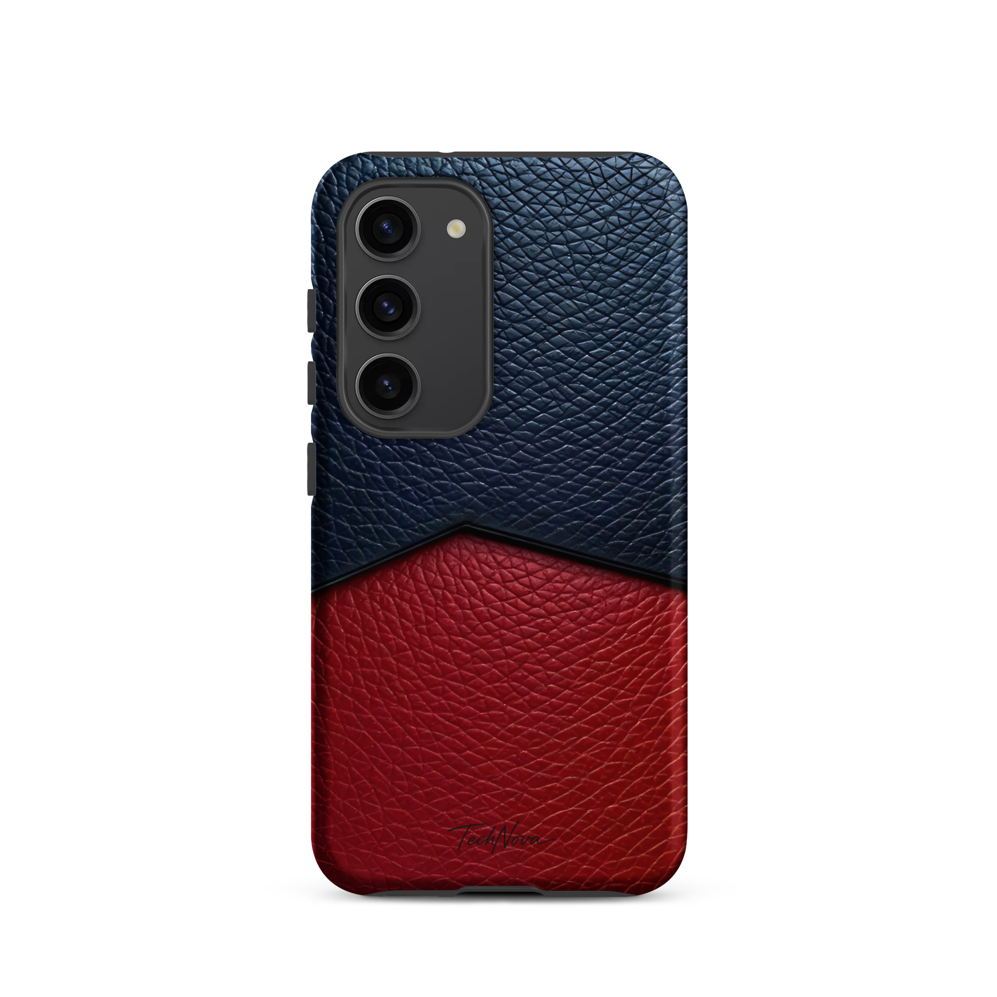 Coque Samsung TechNova Couture Signature - Protection premium haute couture double couche avec charge par induction