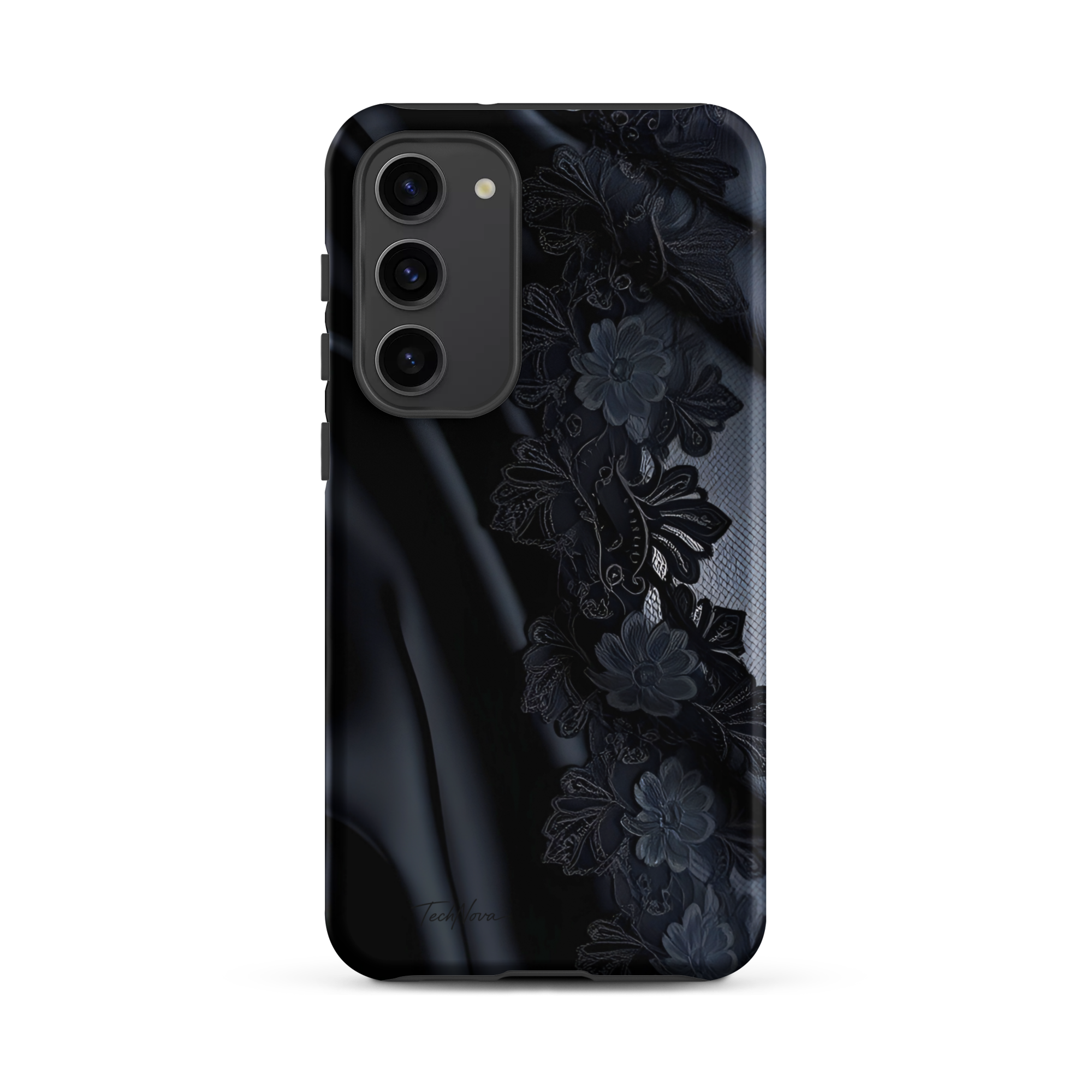Coque Samsung TechNova Couture Signature - Protection premium haute couture double couche avec charge par induction
