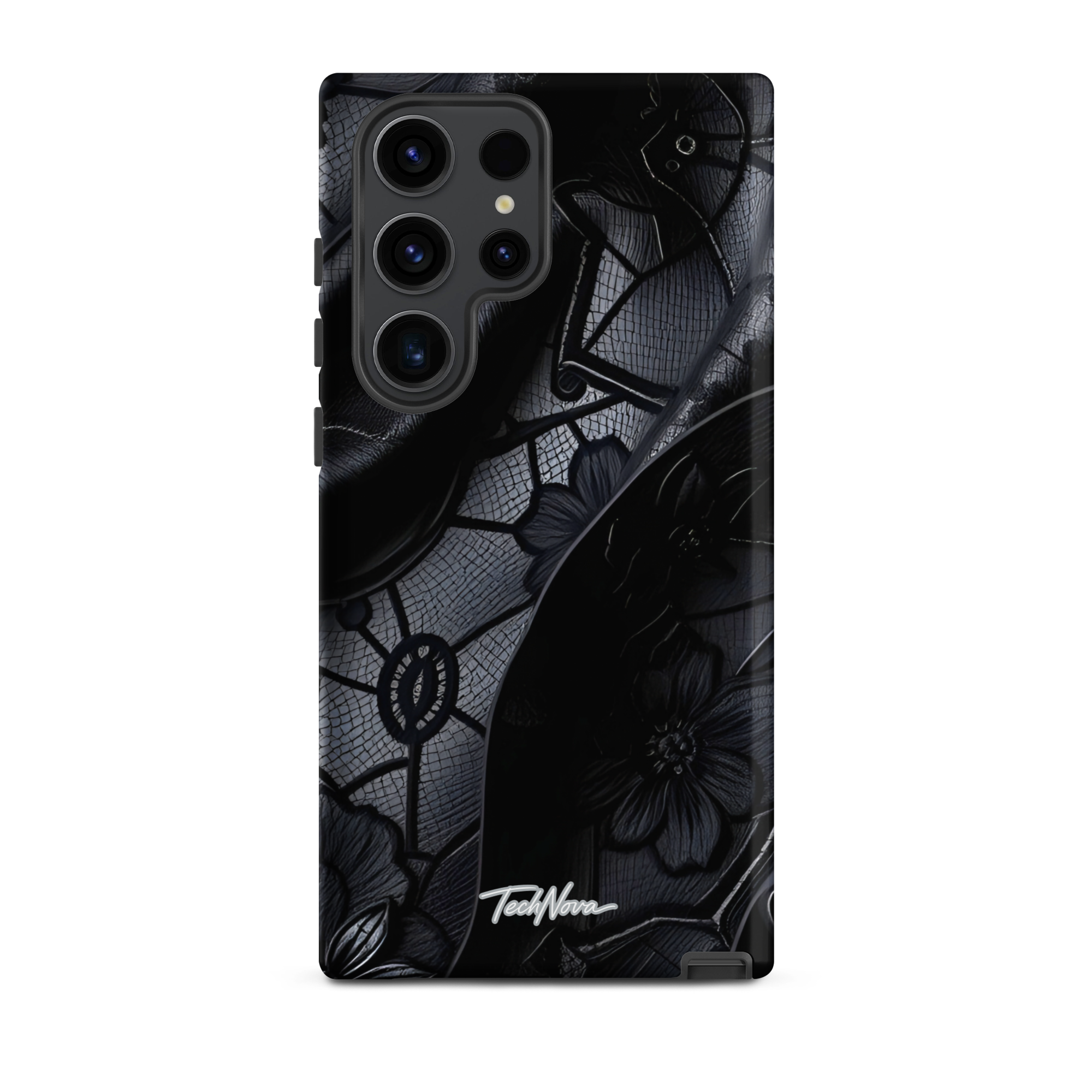 Coque Samsung TechNova Couture Signature - Protection premium haute couture double couche avec charge par induction