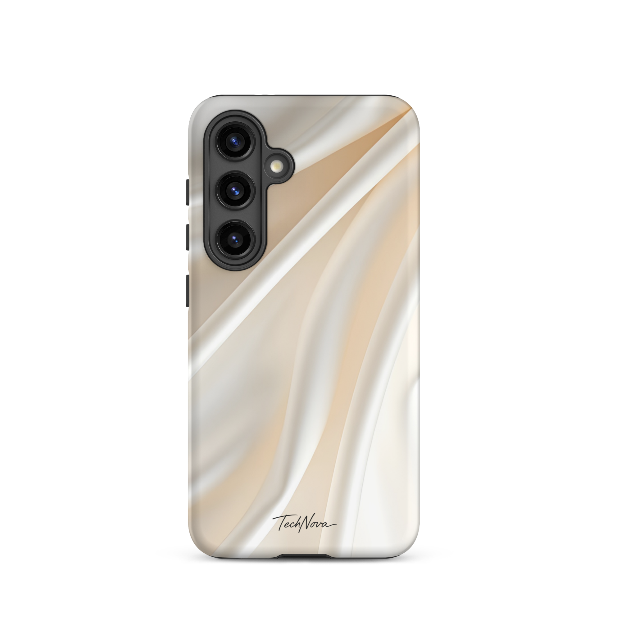 Coque Samsung TechNova Couture Signature - Protection premium haute couture double couche avec charge par induction