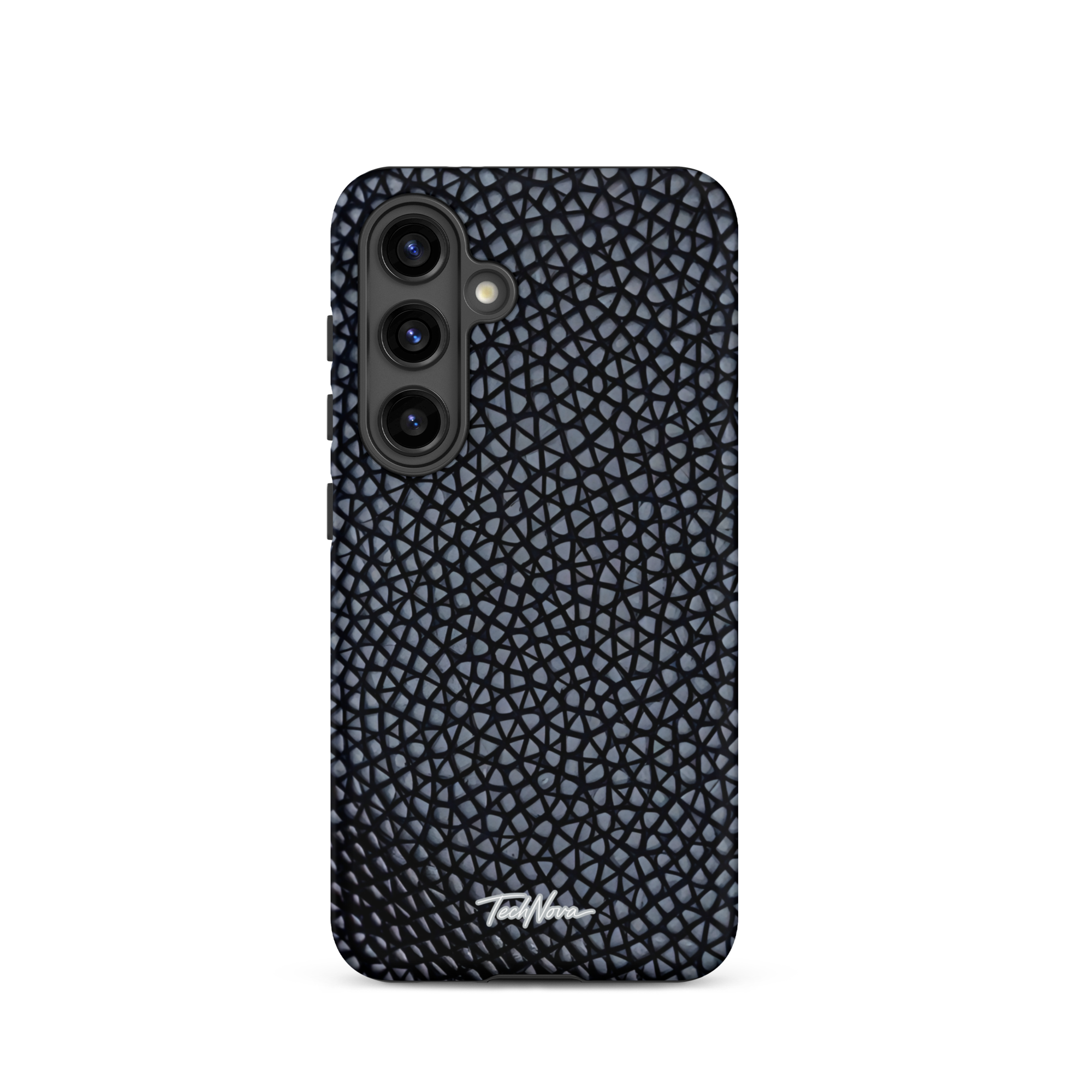 Coque Samsung TechNova Couture Signature - Protection premium haute couture double couche avec charge par induction