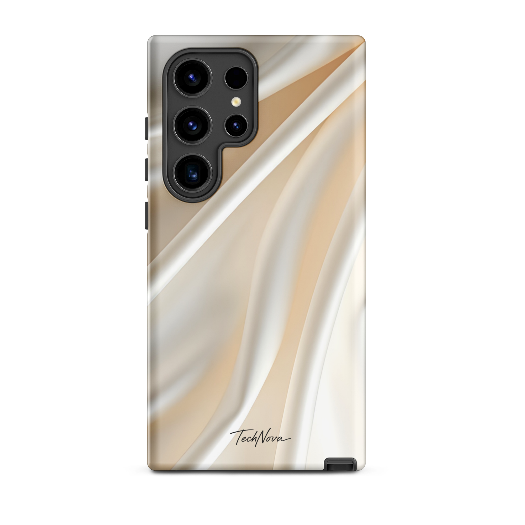 Coque Samsung TechNova Couture Signature - Protection premium haute couture double couche avec charge par induction