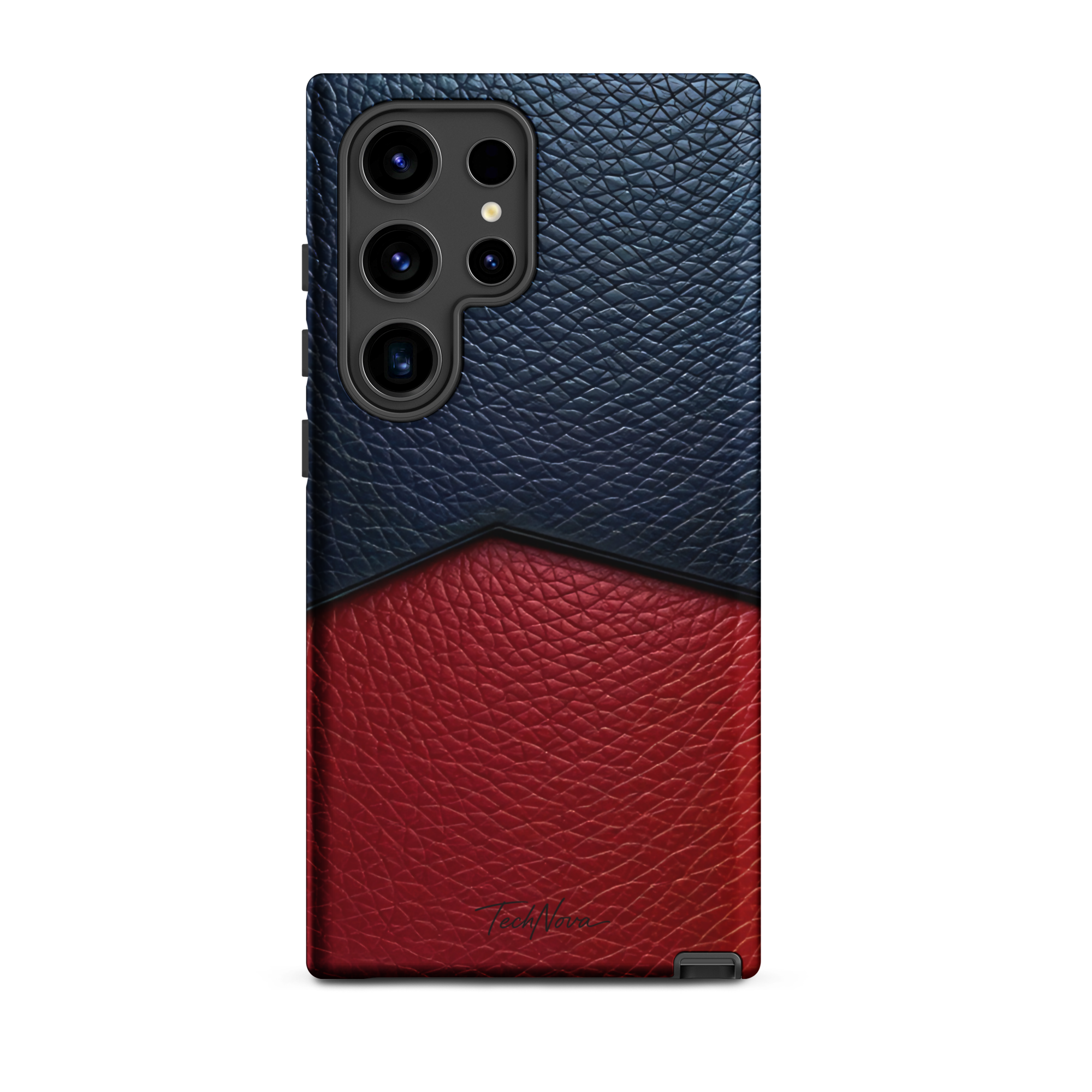 Coque Samsung TechNova Couture Signature - Protection premium haute couture double couche avec charge par induction