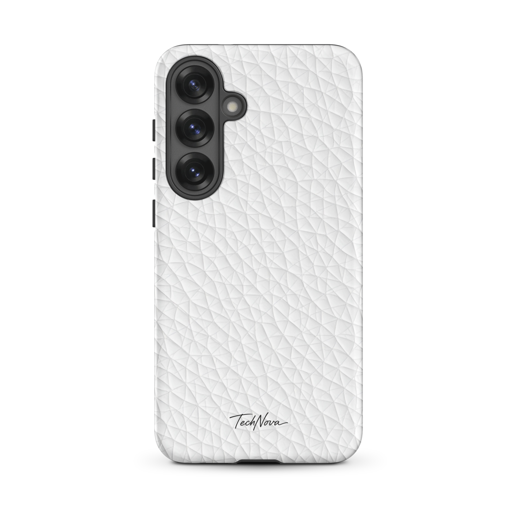 Coque Samsung TechNova Couture Signature - Protection premium haute couture double couche avec charge par induction