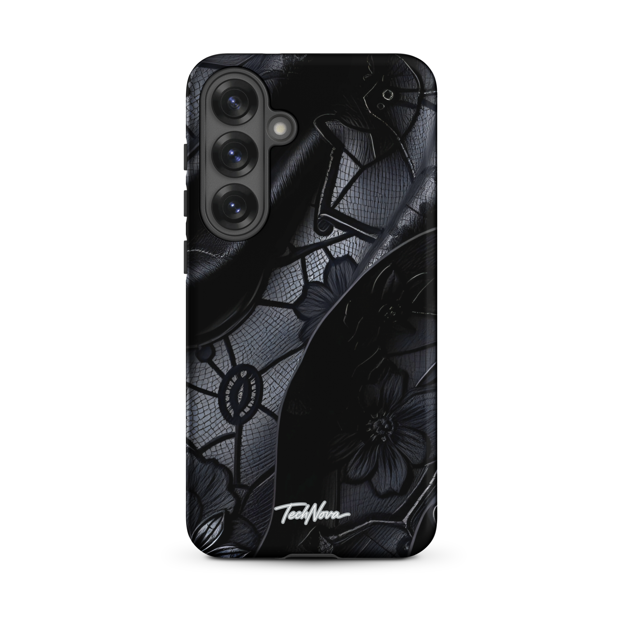 Coque Samsung TechNova Couture Signature - Protection premium haute couture double couche avec charge par induction