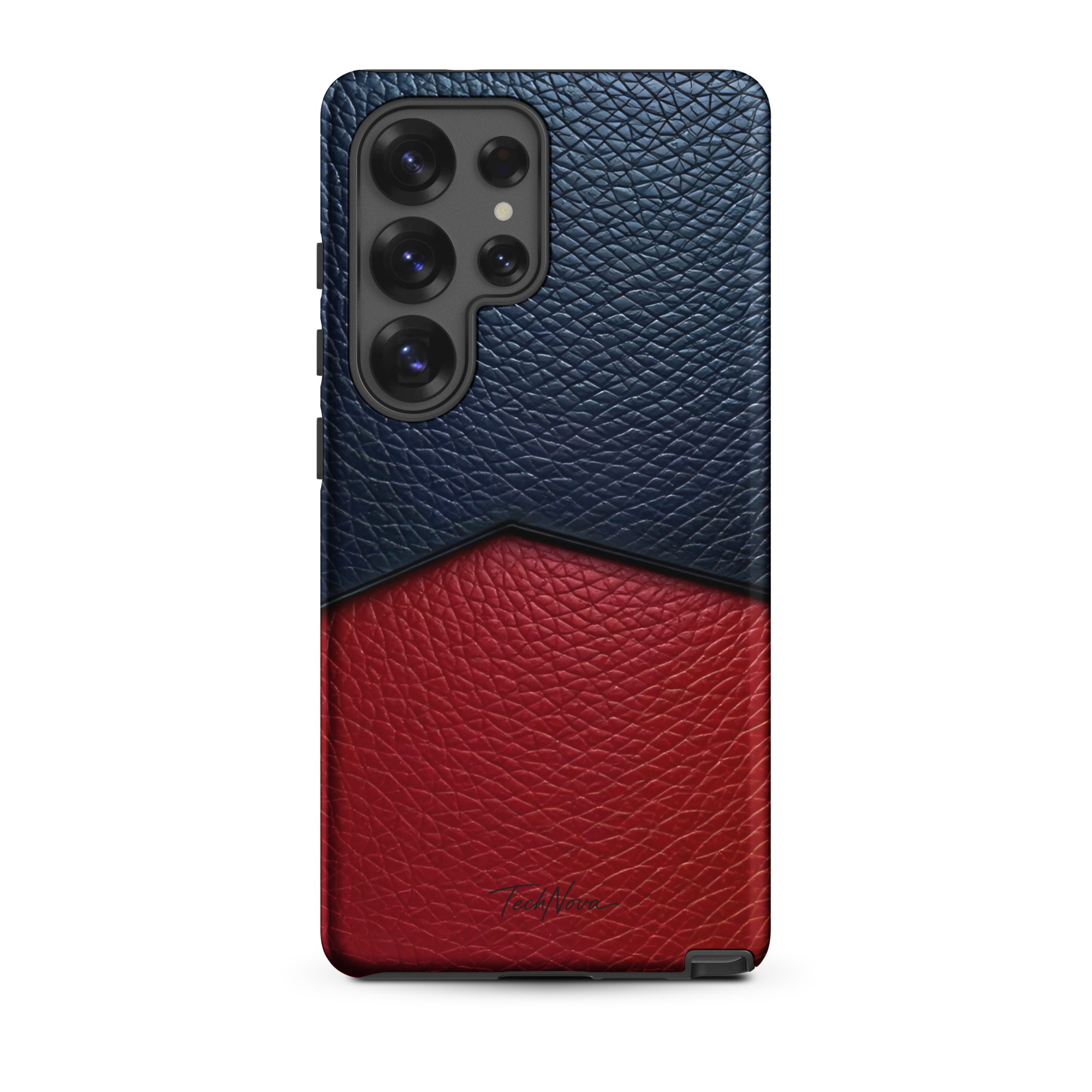 Coque Samsung TechNova Couture Signature - Protection premium haute couture double couche avec charge par induction